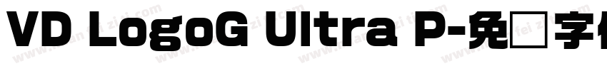 VD LogoG Ultra P字体转换